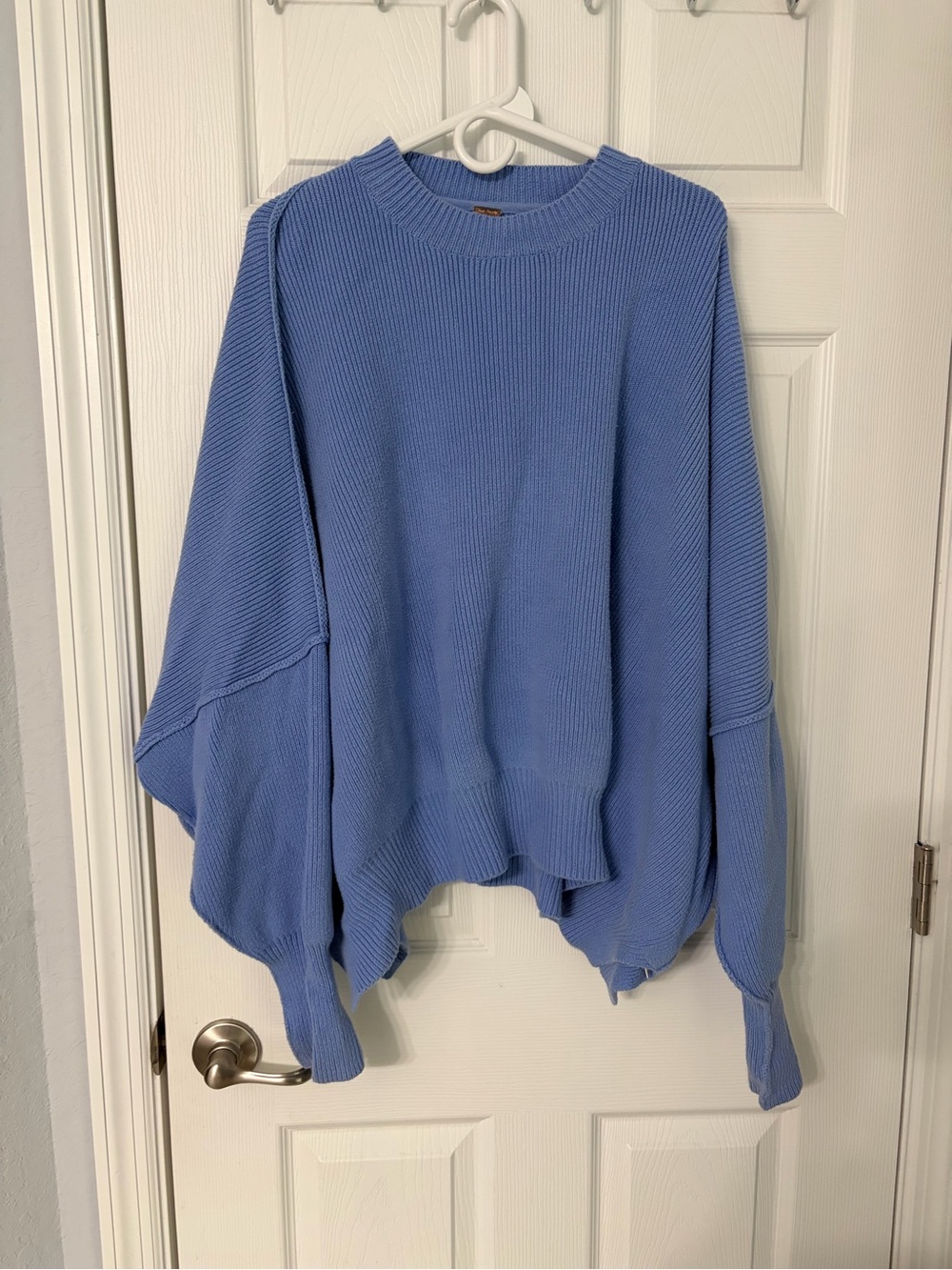 Free people Crewneck Sweater in Periwinkle Blue